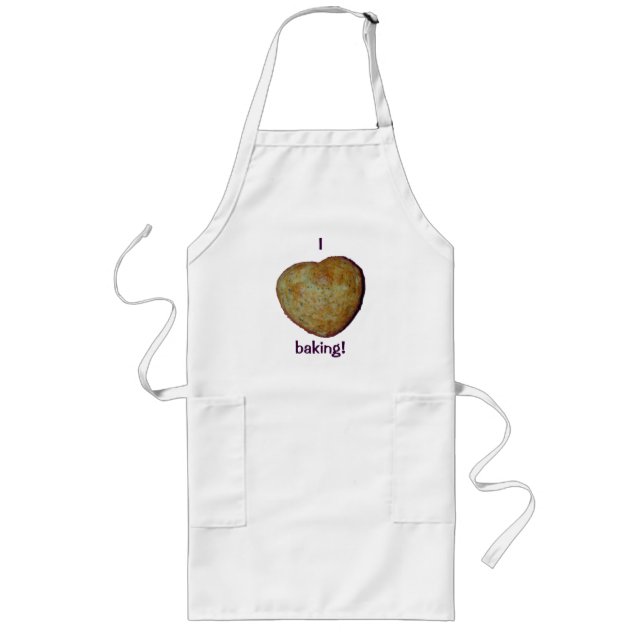 I Heart Baking Lemon Poppyseed apron (Front)