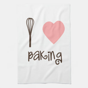 I Heart Baking Tea Towel