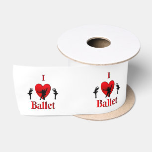 I Heart Ballet Satin Ribbon