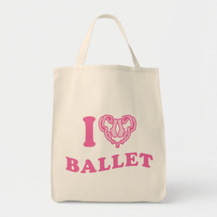 I Heart Ballet Tote Bag
