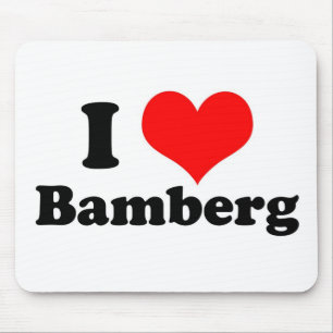 I heart Bamberg Mouse Mat