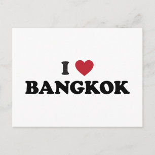 I Heart Bangkok Thailand Postcard