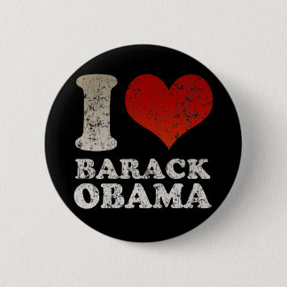 I heart Barack Obama button