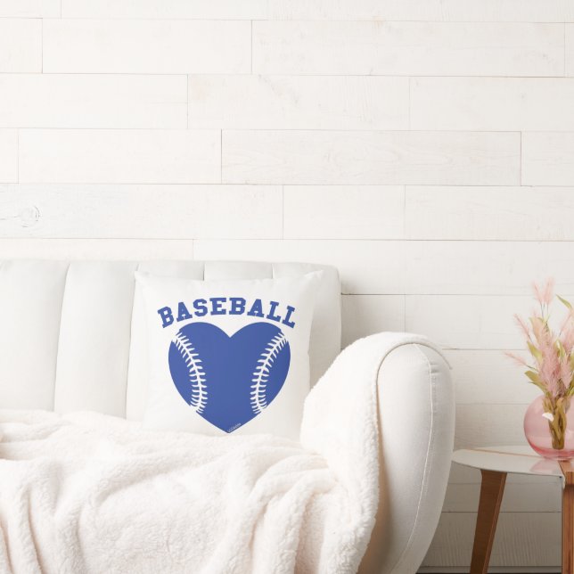 I HEART BASEBALL                                   CUSHION (Couch)