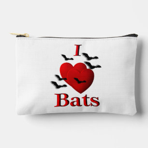 I Heart Bats Accessory Pouch