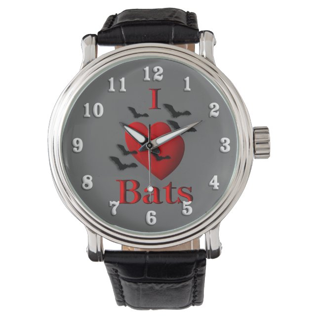 I Heart Bats Watch (Front)