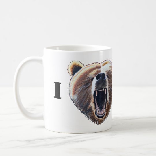 I Heart Bears Coffee Mug