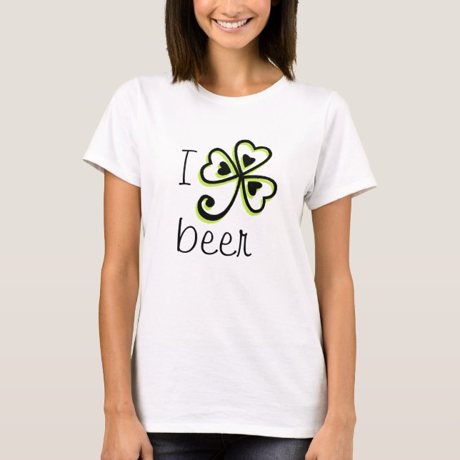 I Heart Beer T-Shirt (Front)