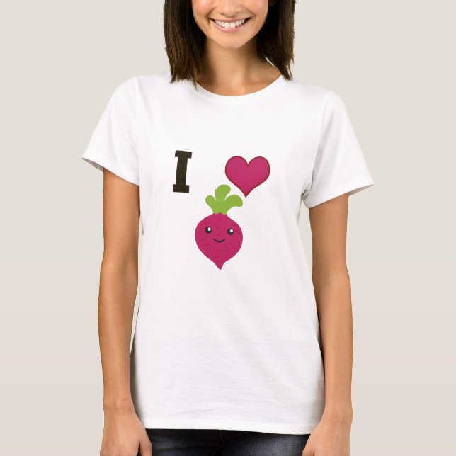 I heart beets T-Shirt (Front)
