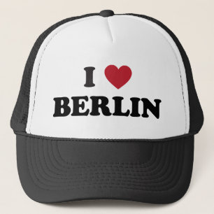 I Heart Berlin Germany Trucker Hat