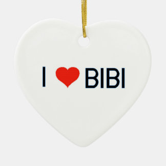 I Heart Bibi Ornament