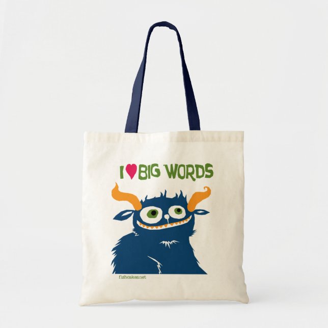 I *heart* Big Words -- bags (Front)