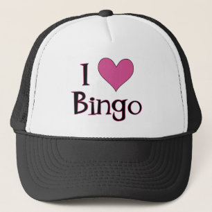 I Heart Bingo Trucker Hat