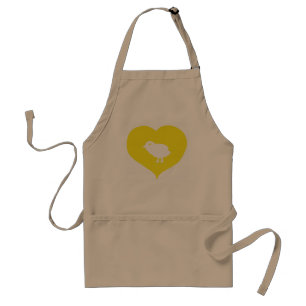 I Heart Birds Apron