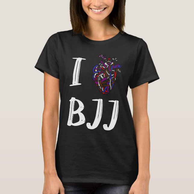 I Heart BJJ T-Shirt (Front)