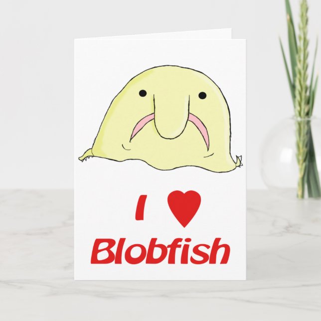 I heart blob card (Front)