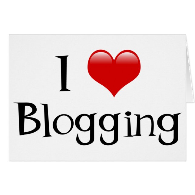I Heart Blogging (Front Horizontal)