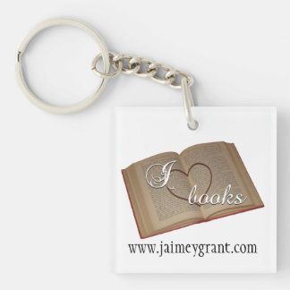 "I Heart Books" Keychain