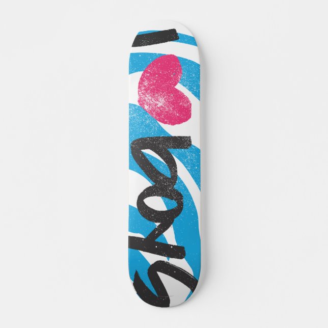 I Heart Boys Skateboard (Front)