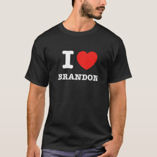 I Heart Brandon Funny Political Anti Biden T-Shirt