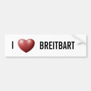I Heart Breitbart Bumper Sticker