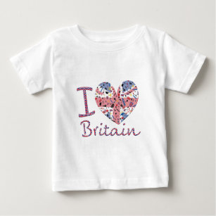 I heart Britain- show your love Baby T-Shirt
