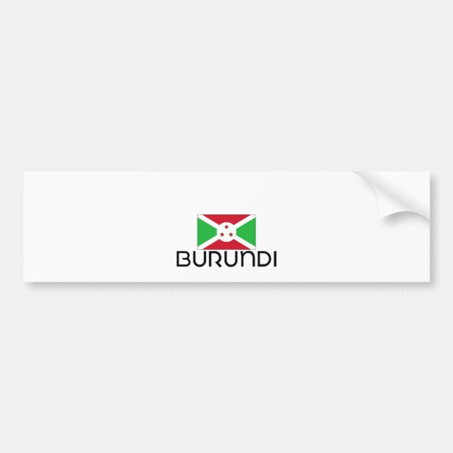 I HEART BURUNDI BUMPER STICKER (Front)