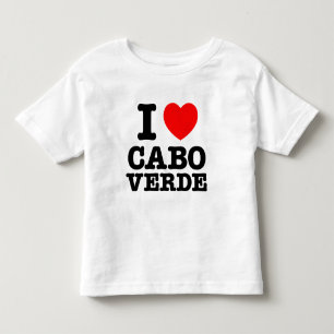 I Heart Cabo Verde Toddler T-Shirt
