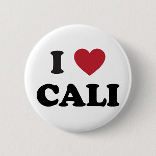 I Heart Cali Colombia 6 Cm Round Badge