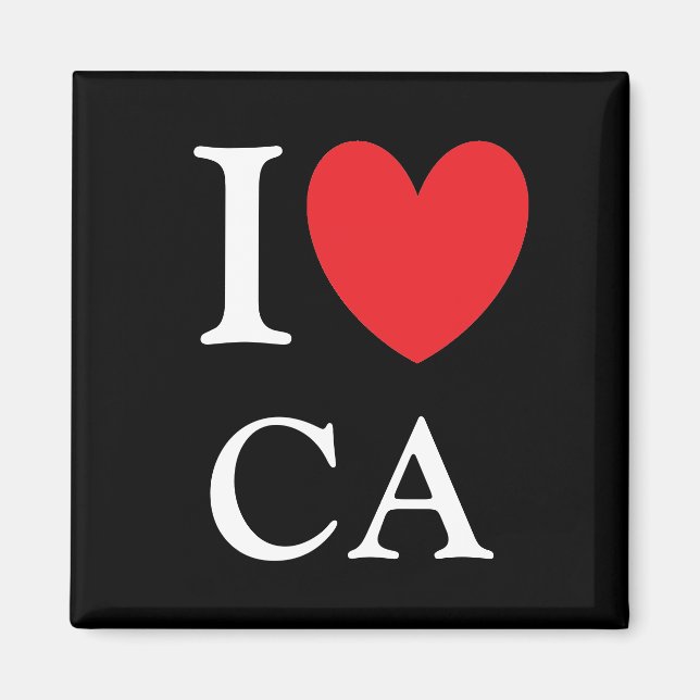 I Heart California Magnet (Front)