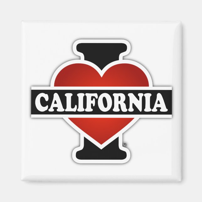 I Heart California Magnet (Front)