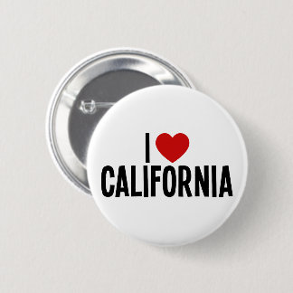 I Heart California Round Button