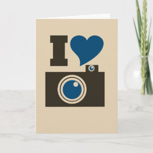 I Heart Camera Card