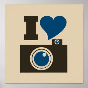 I Heart Camera Poster