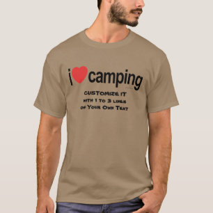 I Heart Camping Camp Love T-Shirt