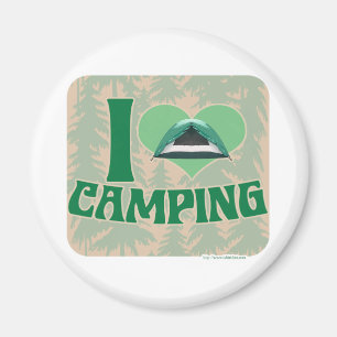 I Heart Camping Magnet