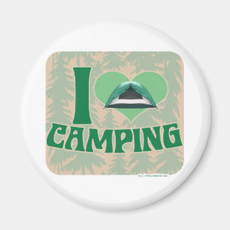 I Heart Camping Magnet