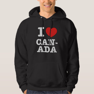 I Heart Canada Canadians Love Hoodie