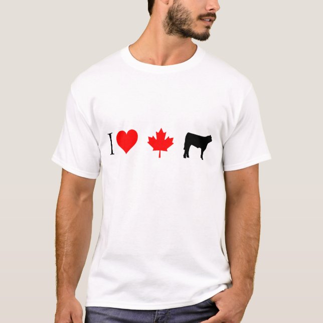 I heart Canadian beef T-Shirt (Front)