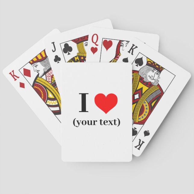 I HEART! Card Deck - Custom (Back)