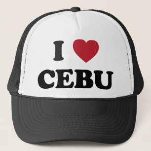I Heart Cebu Philippines Trucker Hat