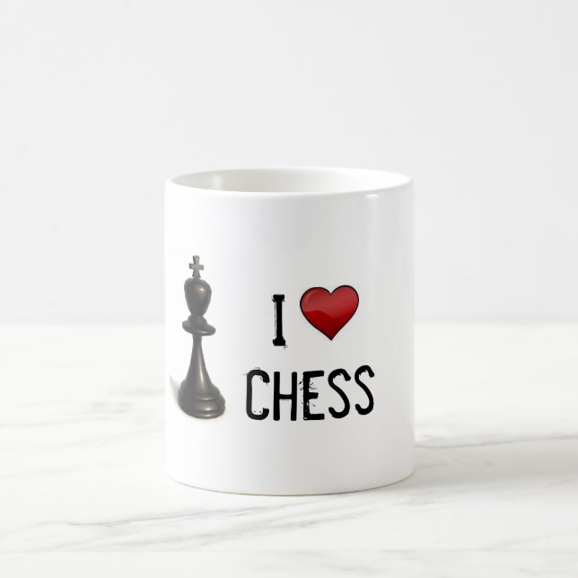I Heart Chess Coffee Mug (Center)