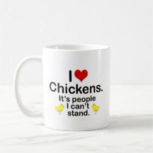I (Heart) Chickens Coffee Mug