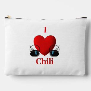 I Heart Chili Accessory Pouch