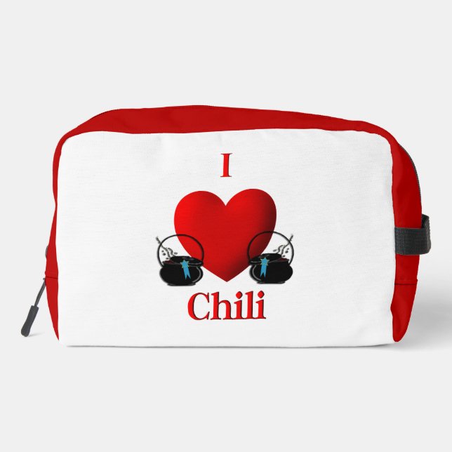 I Heart Chilli Dopp Kit (Back)