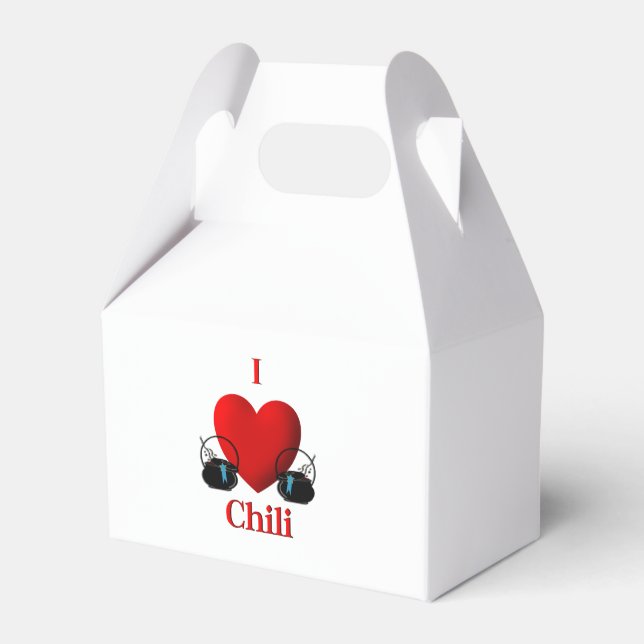 I Heart Chilli Favour Box (Front Side)