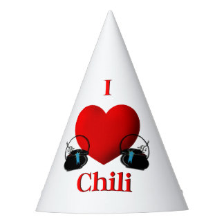 I Heart Chilli Party Hat