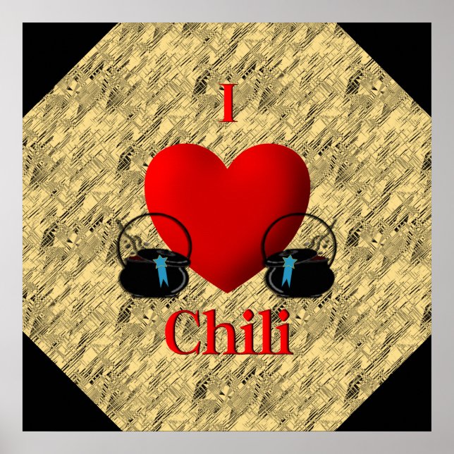 I Heart Chilli Poster (Front)