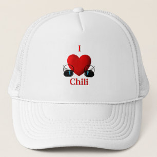 I Heart Chilli Trucker Hat
