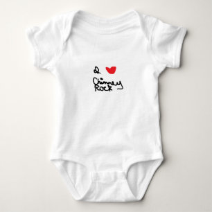 I Heart Chimney Rock Baby Bodysuit